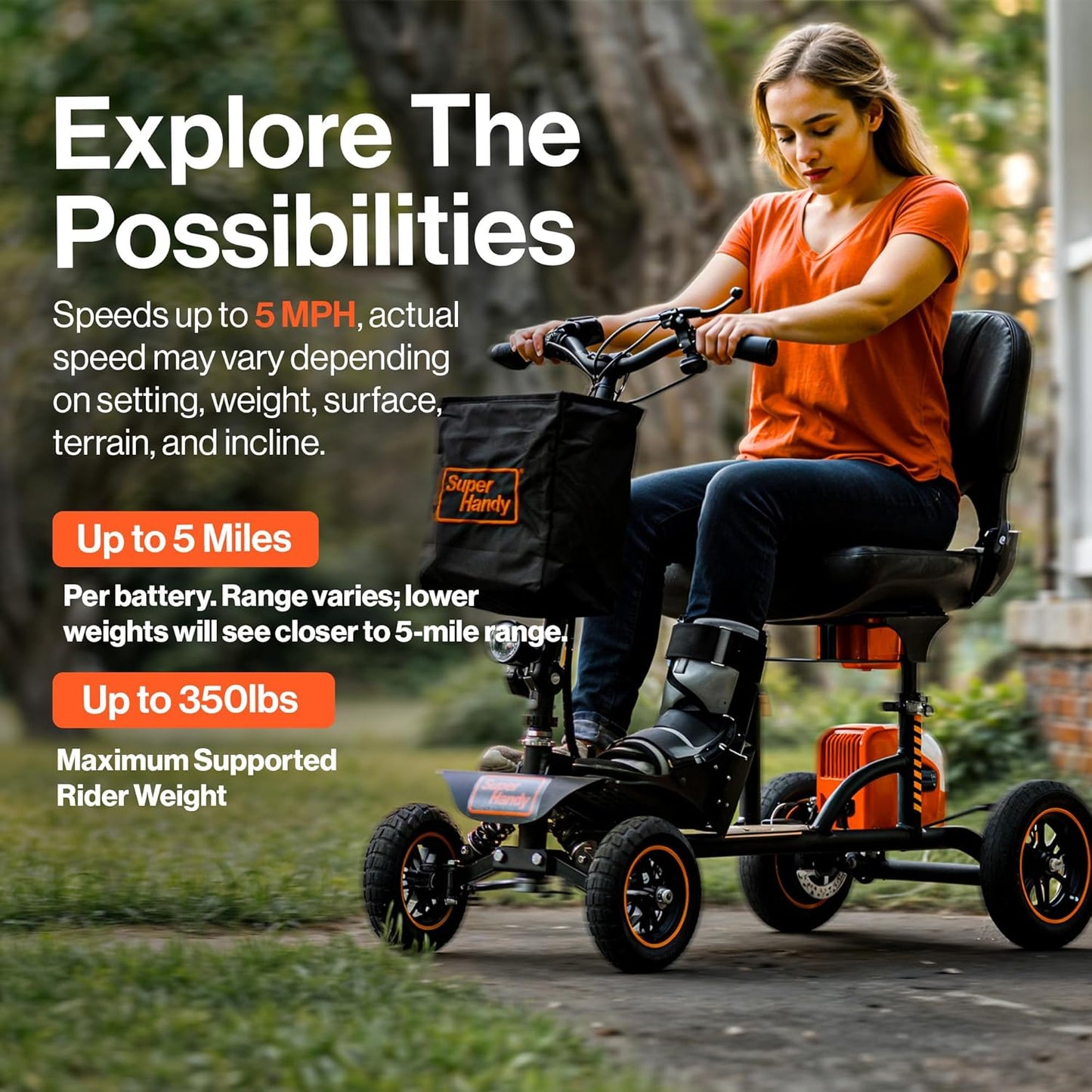 Heavy Duty Mobility Scooter (24hr Rental)