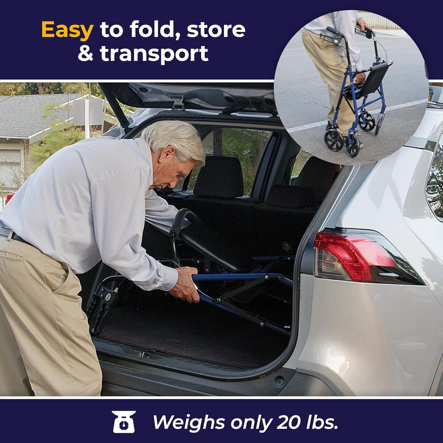 Foldable Walker (24hr Rental)